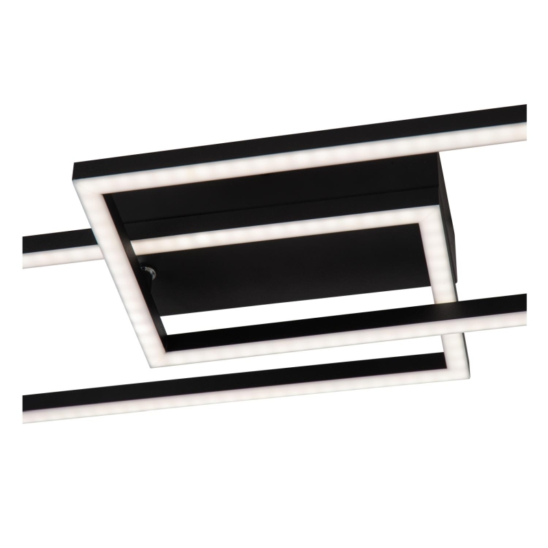 Lucide ARIANNE - Flush ceiling light - LED - CCT - 1x23W 2700K/4000K - Black